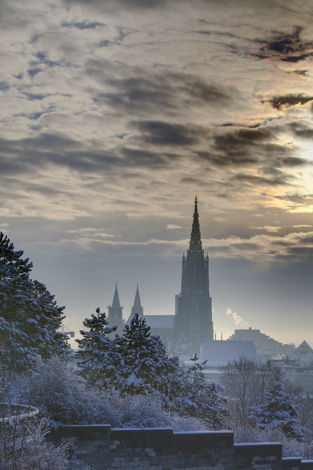 Ulmer M&uuml;nster im Winter