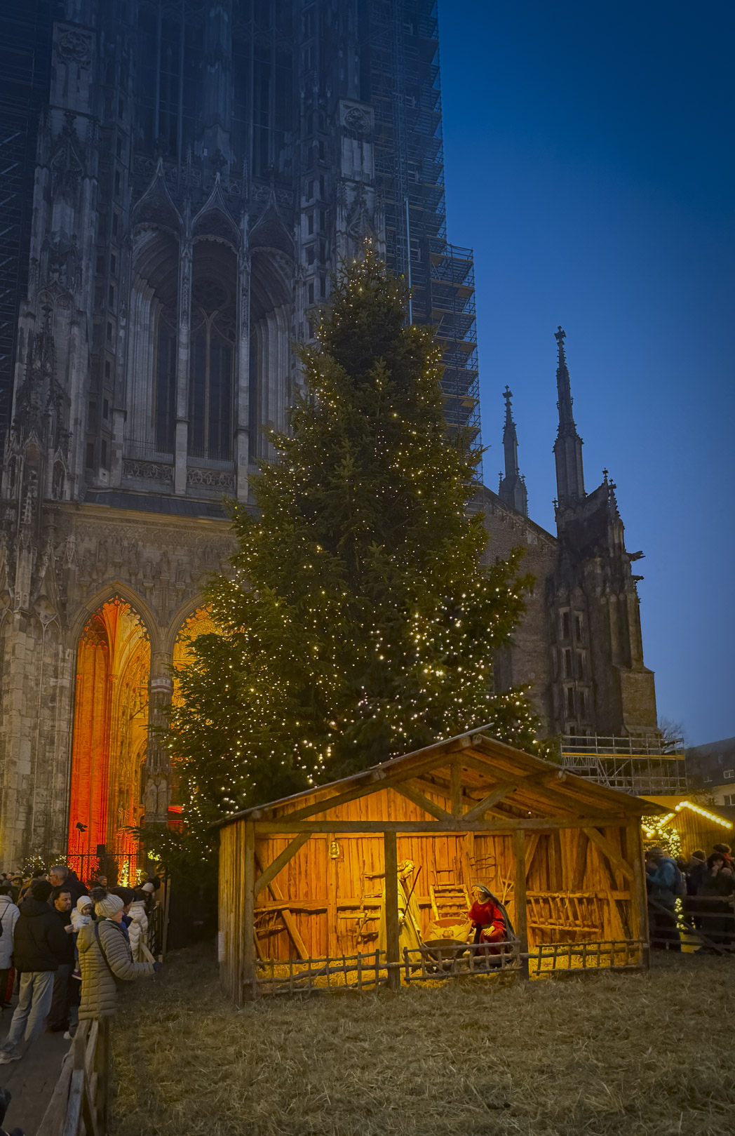 Krippe, Weihnachstmarkt